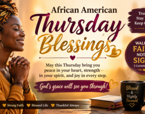 African american thursday blessing