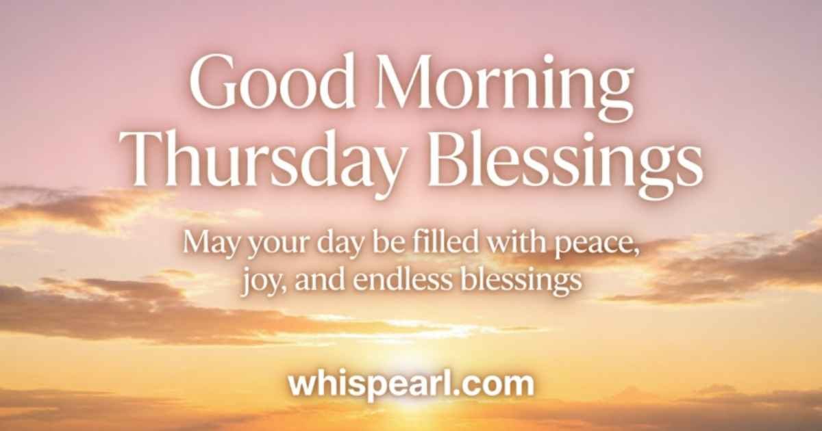 Goood morning thursday blessings