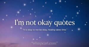 I'm not okay quotes