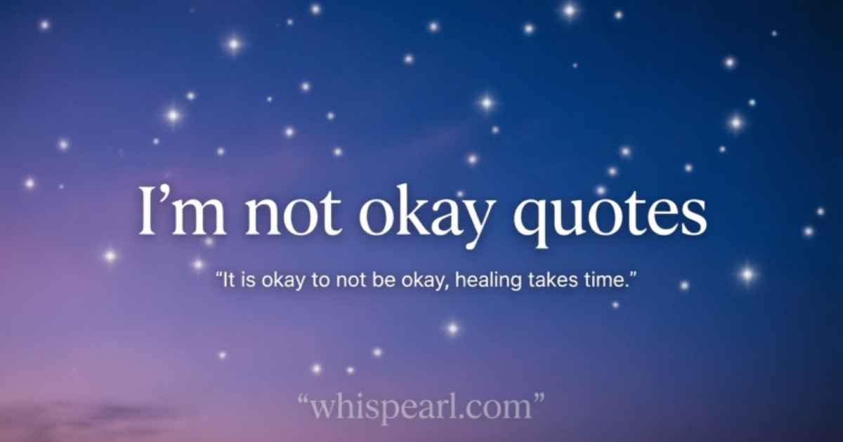 I'm not okay quotes