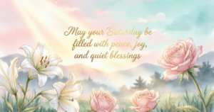 Saturday blessing