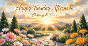 Tuesday afternoon blessing