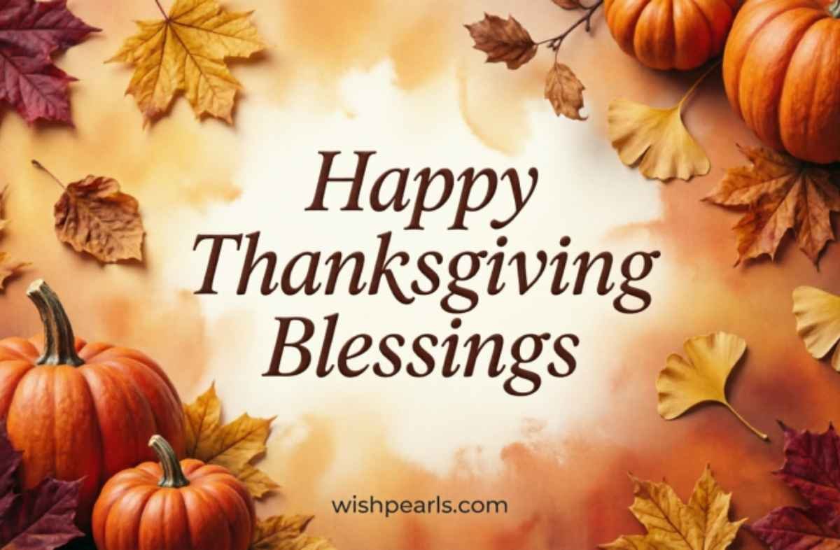 Happy Thanksgiving Blessings GIF